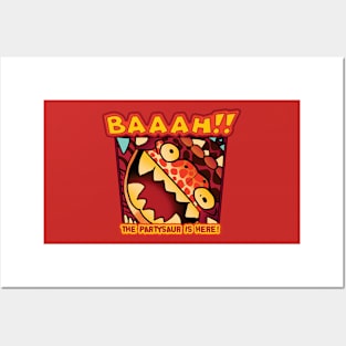 BAH PARTYSAUR IS HERE Kids shirt Posters and Art